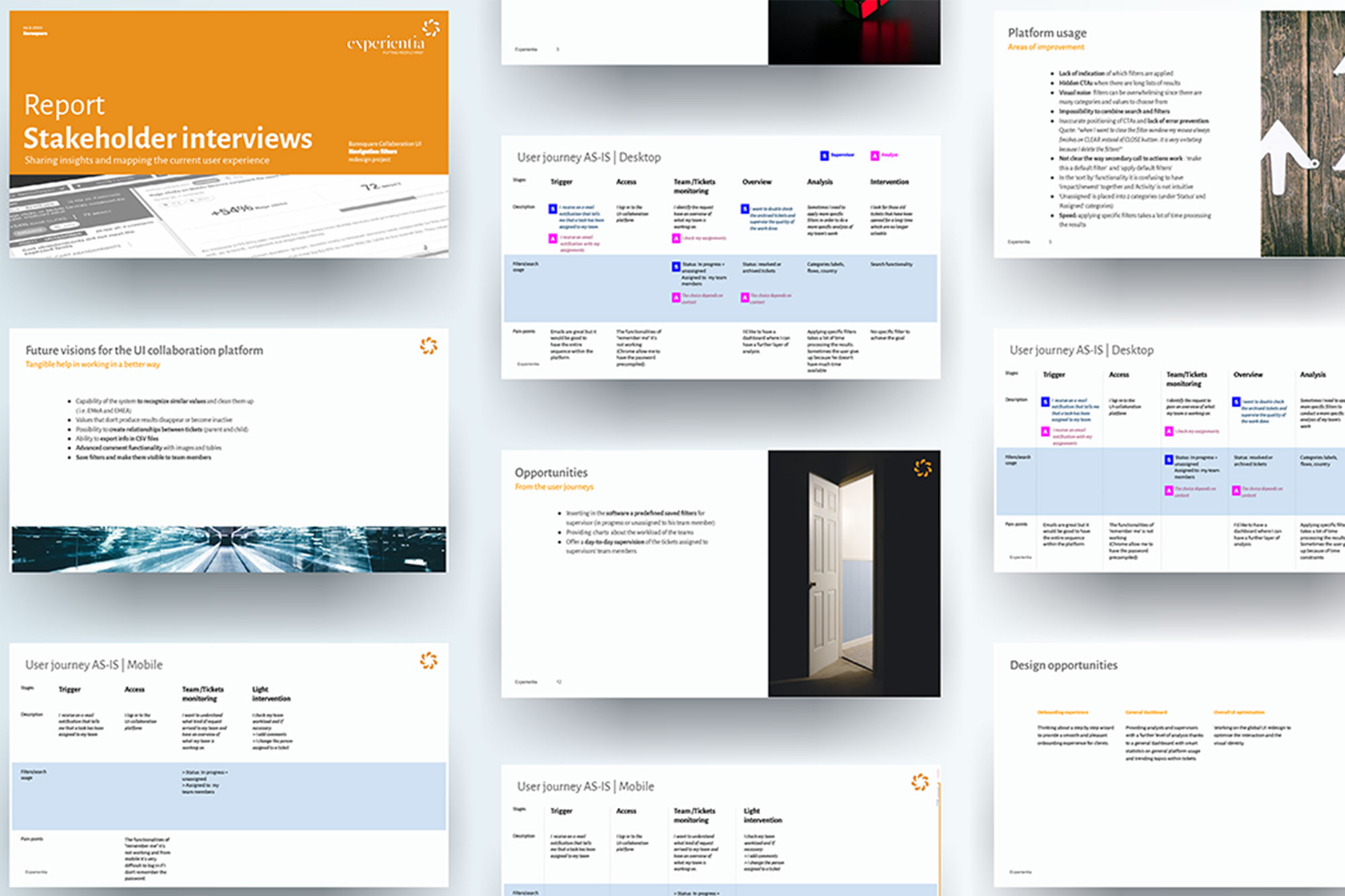 Stakeholder interviews